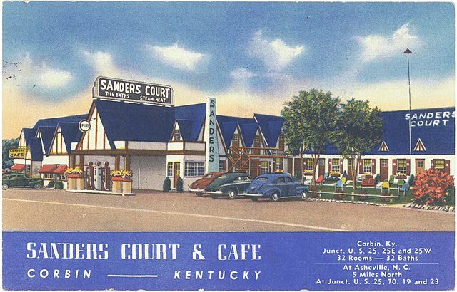 Мотель Sanders Court & Cafe, г. Корбин, Кентуки, США