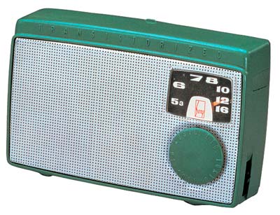 Транзисторный радиоприемник от Sony марки TR-55, 1955 г.
