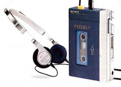 Один из первых плееров Sony Walkman