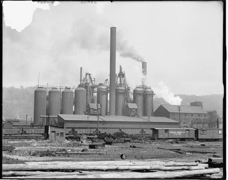 Carnegie steel company, г. Питсбург, штат Пенсильвания, США, фото 1900-1915 г.г.