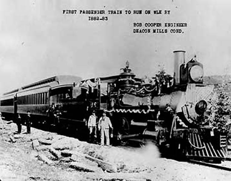 Первый пассажирский паровоз компании Erie Railroad, 1883 г.