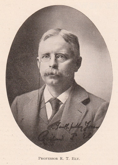 Основатель Американской экономической ассоциации - экономист Ричард Теодор Эли, 1903 г.