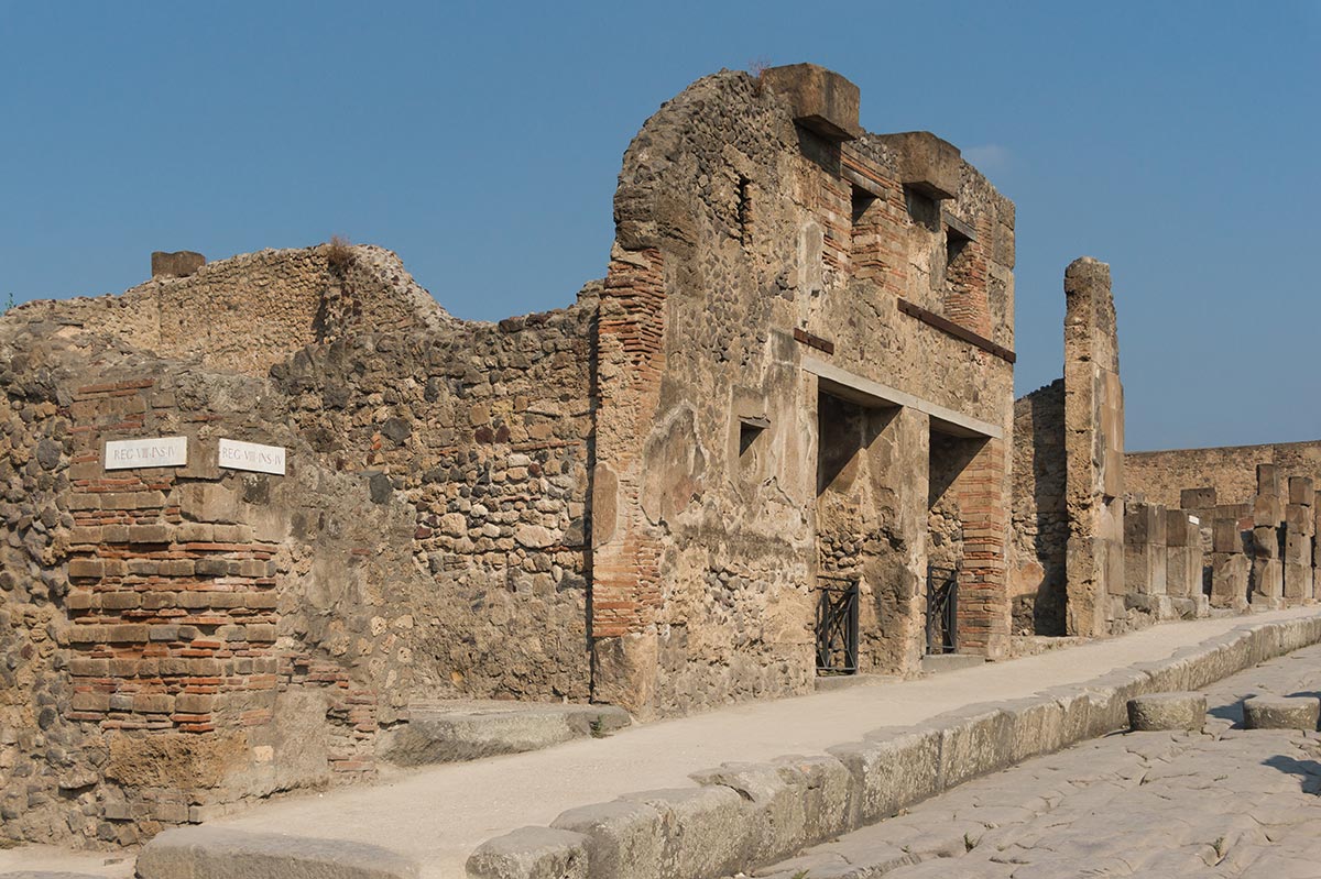Двухэтажный дом в Помпеях, Древний Рим