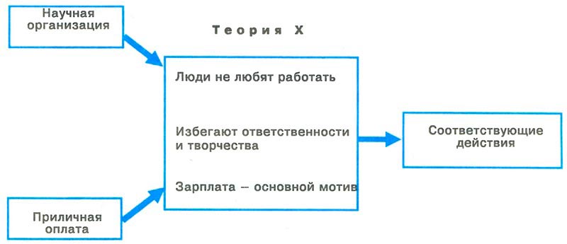 Схема теории X